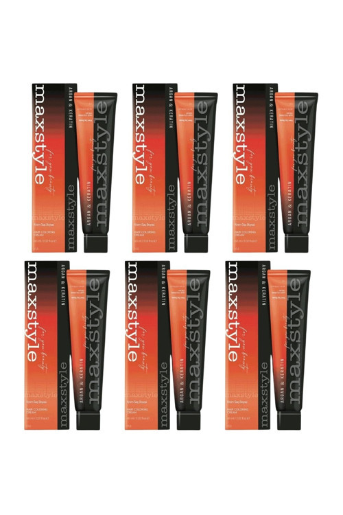 SPS412 Argan ve Keratin 2025/07.08 Açık Tütün Kahve 60 Ml 6 Adet Saç Boyası Oksidansız