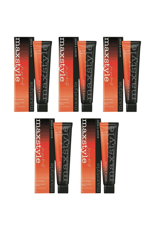 SPS519 Argan ve Keratin 2025/08 Açık Kumral 60 Ml 5 Adet Saç Boyası Oksidansız