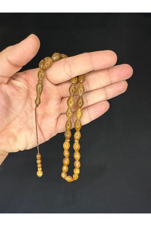SEVGİLİYE ÖZEL HEDİYE KUKA TESBİH FIÇI KESİM 13MM X 8MM H-1620.