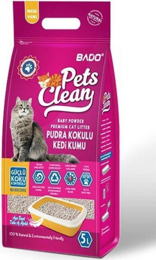 Pets Clean Kedi Kumu Pudra Kokulu 5 Lt