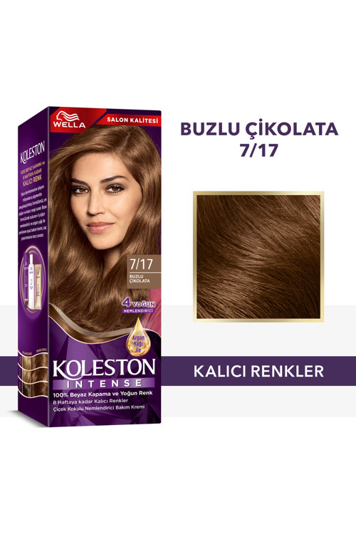 Intense Saç Boyası 7/17 Buzlu Çikolata - Salon Kalitesi