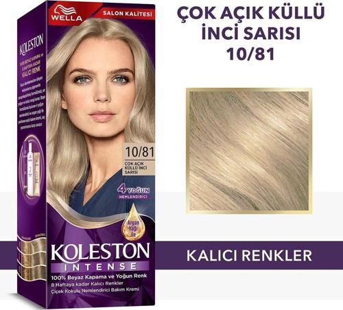 Intense Saç Boyası 10/81 Çok Açık Küllü İnci Sarısı - Salon Kalitesi