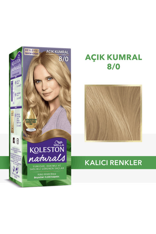 Naturals Boya 8/0 Açık Kumral