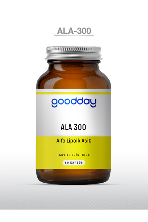 Alfa Lipoik Asit (ALA300) 60 Bitkisel Kapsül Besin Takviyesi