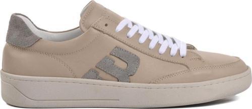221163 Açık Bej Hakiki Deri Erkek Sneaker