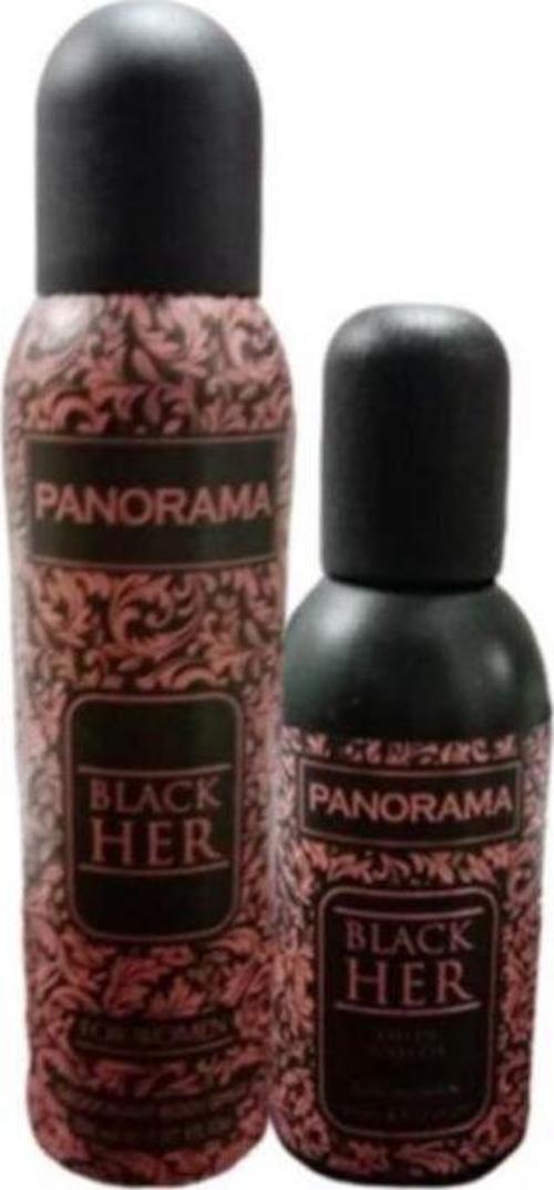 Panorama Black Her For Women Kadın Parfüm Set