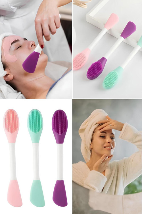 Maske Soyma Sürme ve Yıkama Aparatı (Çift Başlıklı)