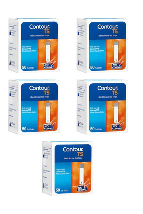 Contour Ts Şeker Ölçüm Strip 5 Kutu 250 Adet