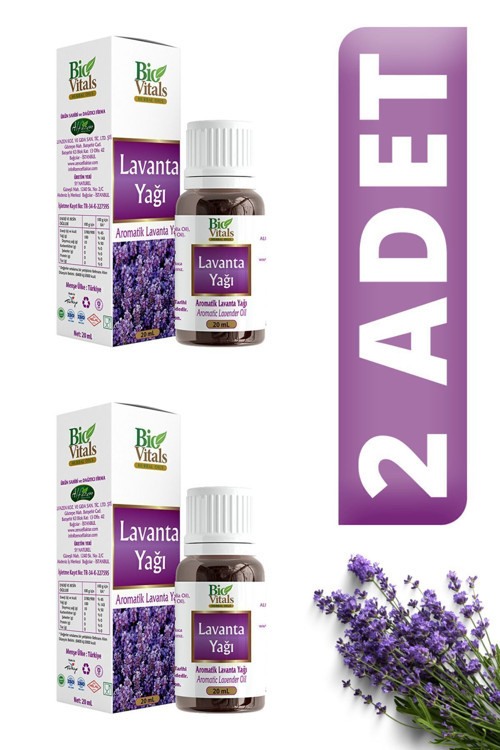 Lavanta Yağı 20 ml 2 ADET