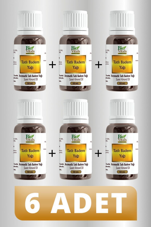 Tatlı Badem Yağı 50 ml 6 ADET