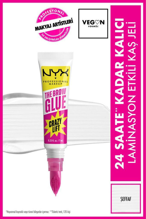 Brow Glue Crazy Lift Laminasyon Etkili Kaş Jeli