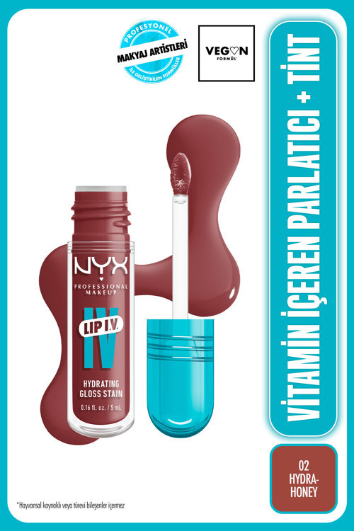 LIP I.V. Vitamin İçeren Parlatıcı + Tint - 02 Hydra-Honey