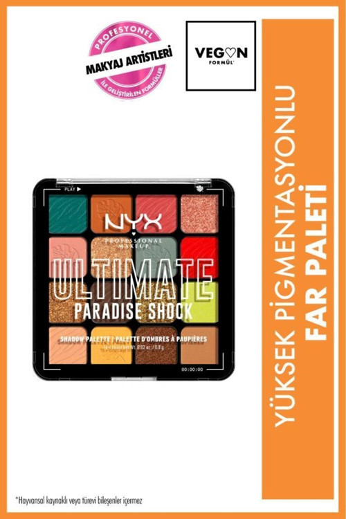 Ultimate Shadow Palette - Paradise Shock Göz Farı Paleti