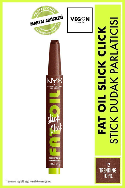Fat Oil Slick Click Parlatıcı Dudak Balmı - 12 Trending Topic