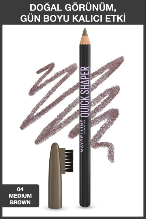 Maybelline NY Quick Shaper Kaş Şekillendirici Kalem - 04 Medium Brown