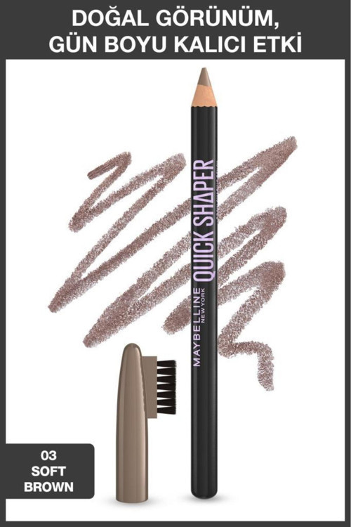 Maybelline NY Quick Shaper Kaş Şekillendirici Kalem - 03 Soft Brown