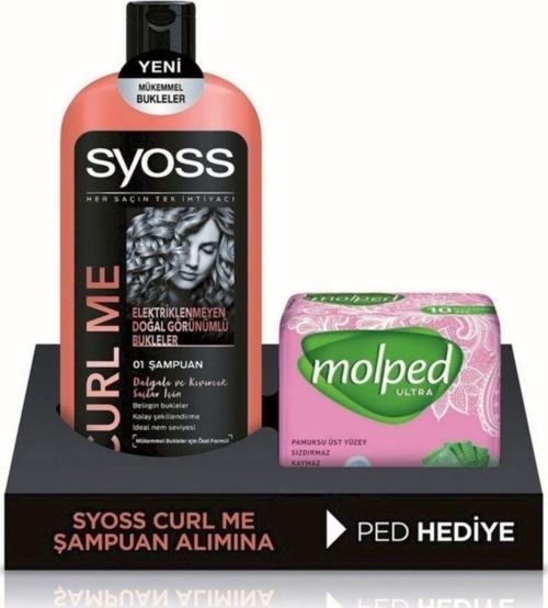 Curl Me Dalgalı Ve Kıvırcık Saçlar Için Şampuan 550 Ml + Molped