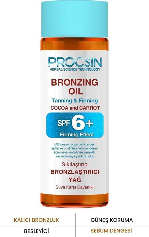 Kalıcı Bronzluk Spf 6 Yoğun Bronzlaştırıcı Yağ 100 Ml