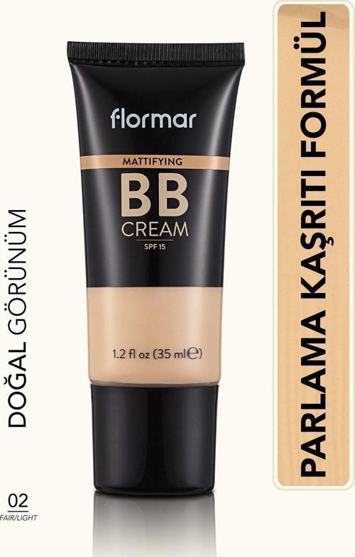 Mat Bitişli Bb Krem - Mattifying Bb Cream - 002 Fair-Light - 8690604535170