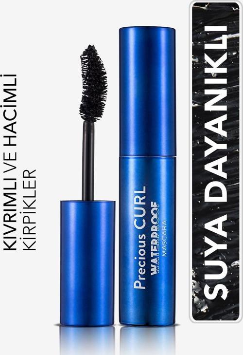 Hacim Ve Kıvrım Veren Waterproof Maskara (Yoğun Siyah) - Precious Curl Mascara - 003 - 8690604542376