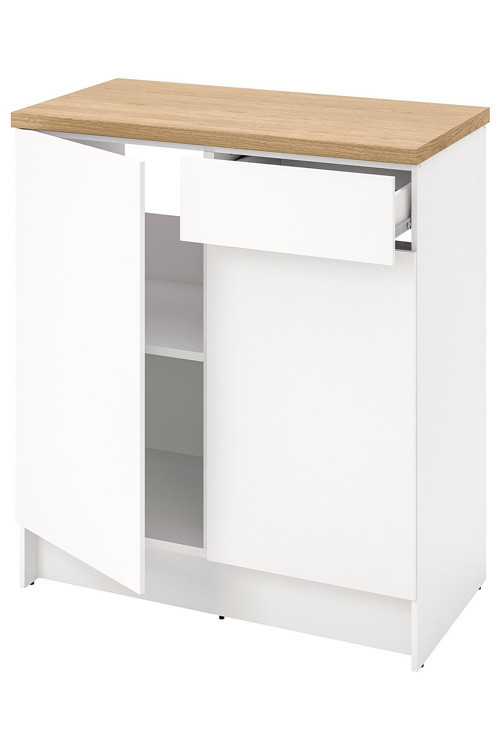 Beyaz Dayanıklı Mutfak Dolabı 120 cm