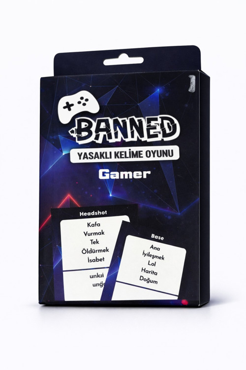Banned Yasaklı Kelime Oyunu Gamer 45 Kart - 180 Kelime