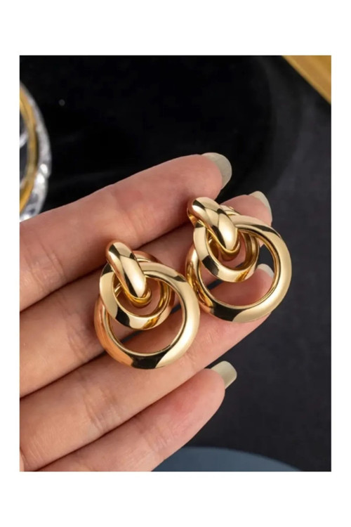 ÇELİK RENK ATMAZ GARANTLİ FATURALI KÜPE