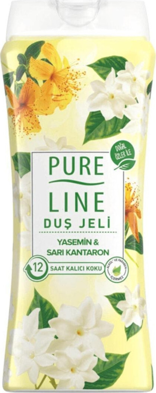 Pure Line Duş Jeli Yasemin Sarı Kantaron 400 Ml