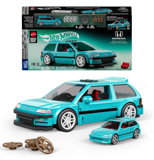 Mattel Brick Shop Custom '90 Honda Civic EF JHF62