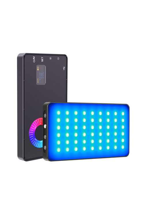 Mamen LED- M1SERgb 10w Led Video Dolgu Işığı 4000mah Dahili Bataryalı Metal Kasa