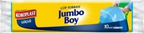 Güçlü Çöp Torbası Jumbo Boy 10'Lu