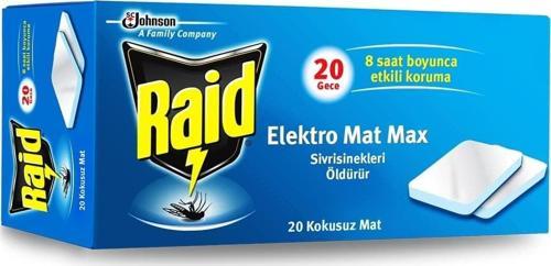 Elektro Mat Kokusuz Tablet, 20'Li (Sivrisineklere Karşı)