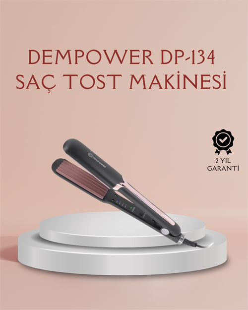 popüler DP-134 Tost Saç Şekillendirici – Hızlı Isınan, Kalıcı ve Belirgin Dalgalar İçin