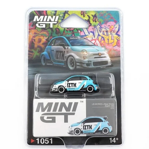 Mini Gt 1/64 LB Works X Abas Works Abarth 595 IZTK