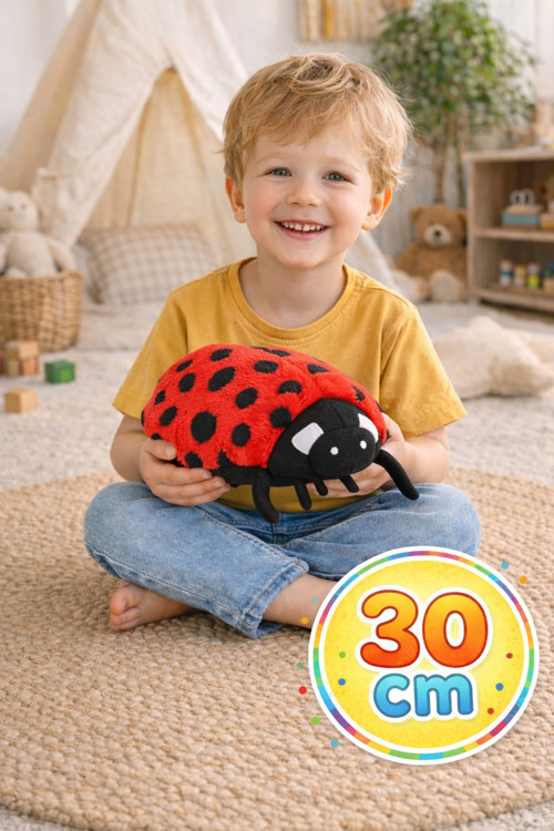Peluş Uğur Böceği 35 cm