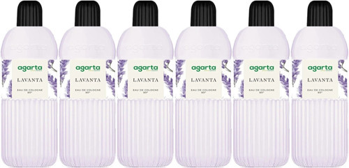Kolonya 400 ML Lavanta 80 Derece Pet Şişe (6 Lı Set)