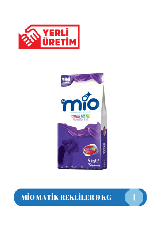 HES MİO MATİK RENKLİLER 9 KG