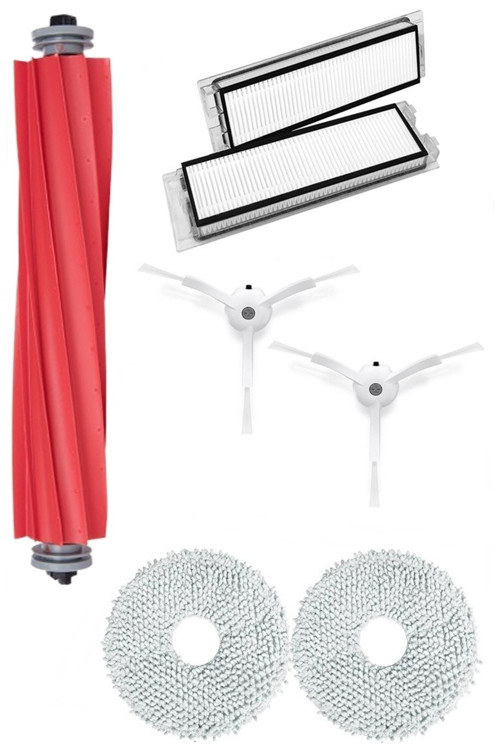 Roborock QRevo Uyumlu 7 Parça Set (DİKKAT: S - Pro - MaxV Modellerine Uymaz)