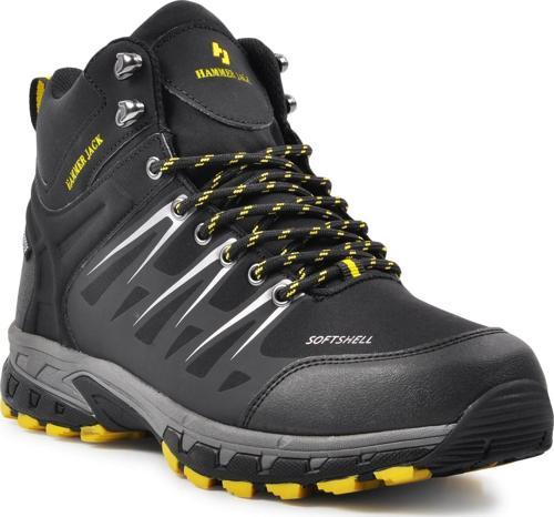 102 19900 Siyah-Sarı Su Geçirmez Outdoor Erkek Bot