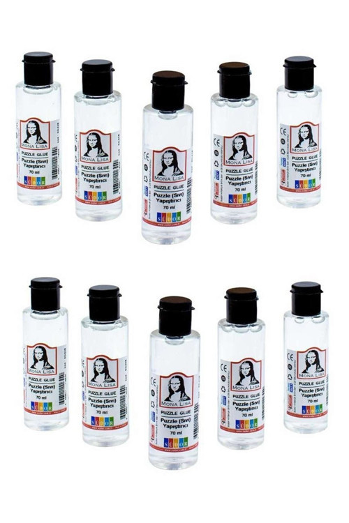 Puzzle Yapıştırıcısı 70 ml (Şeffaf) 70ml 10 Adet Ind-sdr-p101010