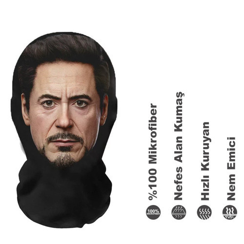 Iron Man 3 Boyutlu Nefes Alabilen Ünlü Maskesi