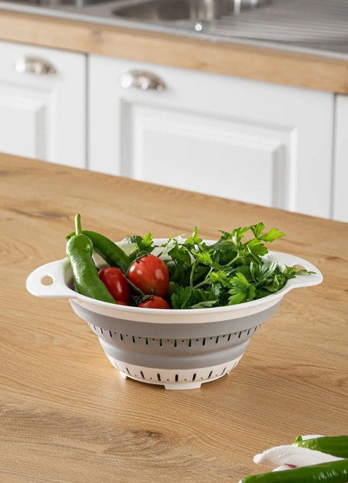 Süzgeç Katlanır Süzgeç Sebze Süzgeci Katlanabilir Süzgeç Oval Silikon Bpa Free
