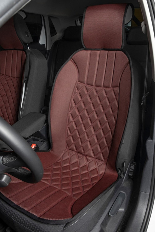 MG 4 Oto Koltuk Minderi Ön 2 Li Set Bordo Siyah Elegance SCR