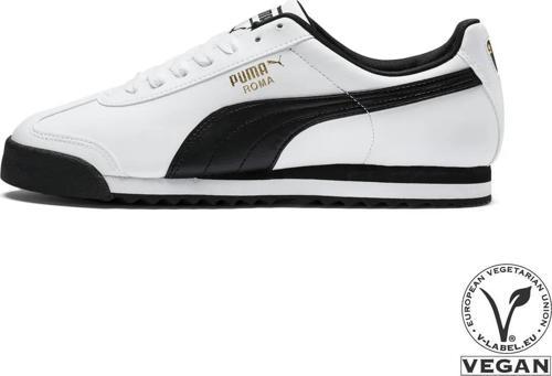 353572 Roma Basic Beyaz-Siyah Erkek Sneaker