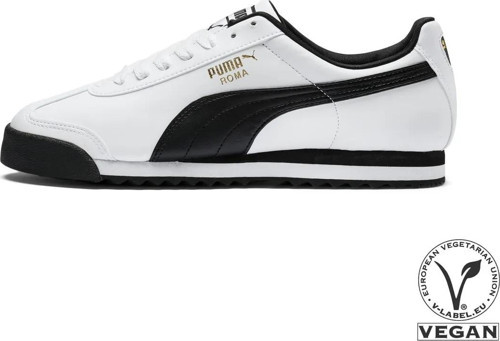 353572 Roma Basic Beyaz-Siyah Erkek Sneaker