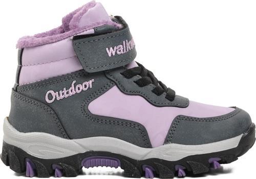 Leo-P Lila İçi Kürklü Çocuk Outdoor Bot