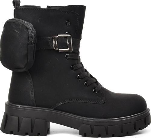 Meru Siyah-Zümrüt Kadın Postal Bot