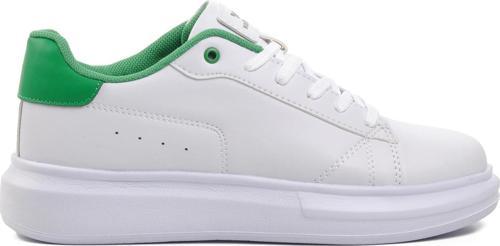 Nadia Beyaz-Yeşil Kadın Sneaker