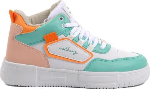 Nefertiti Beyaz-Su Yeşili Unisex Hi Sneaker