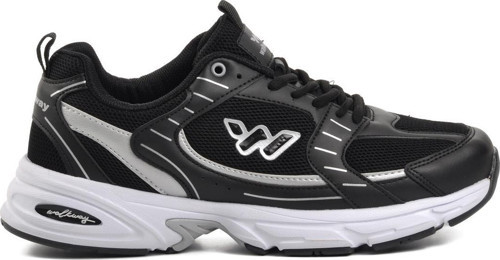 Run Siyah-Beyaz Erkek Spor Ayakkabı